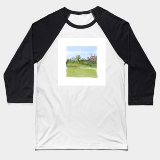 Copy of View from the Royal Observatory, Greenwich, London Baseball T-Shirt